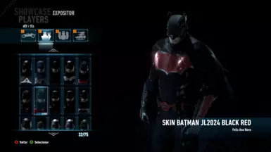 New Batman JL2024 Black Red (New Suit Slot)
