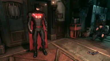 New Batman JL2024 Black Red (New Suit Slot) at Batman: Arkham Knight ...