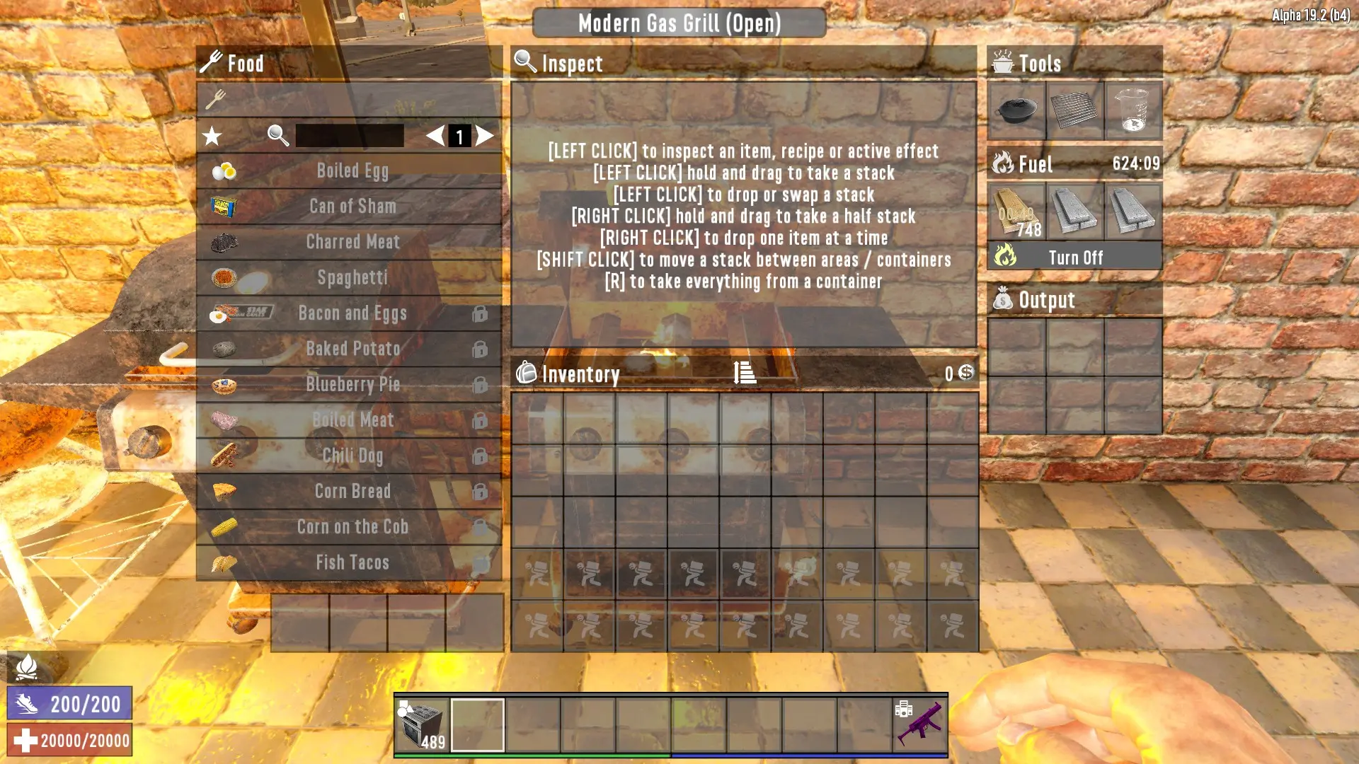 7 days to die console commands cooking pot