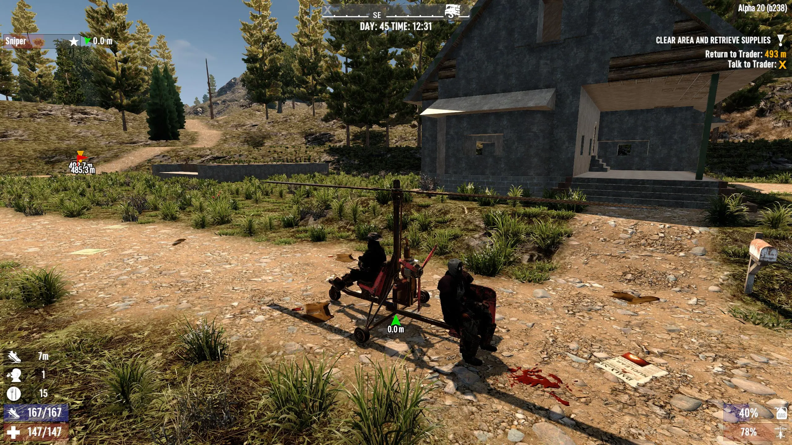 Three Seat Gyrocopter A20 at 7 Days to Die Nexus Mods and community