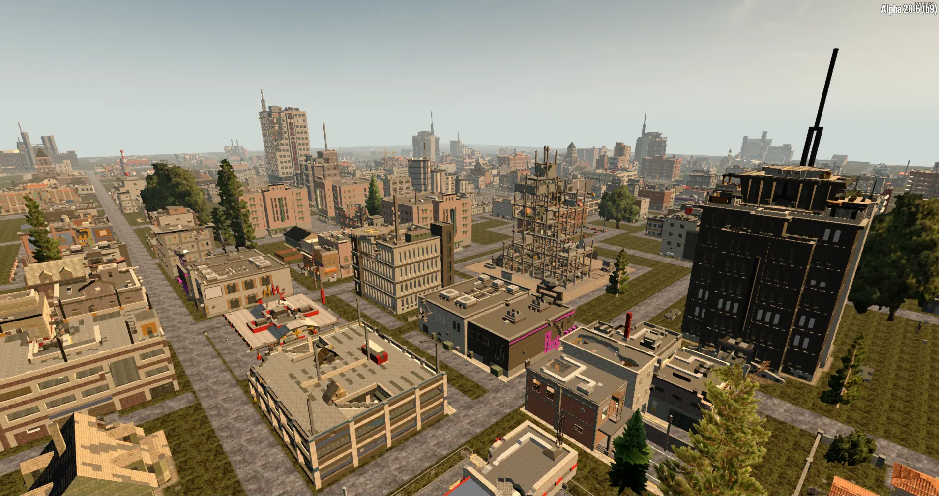 Map NitroGen 10k Full City completely flat at 7 Days to Die Nexus ...