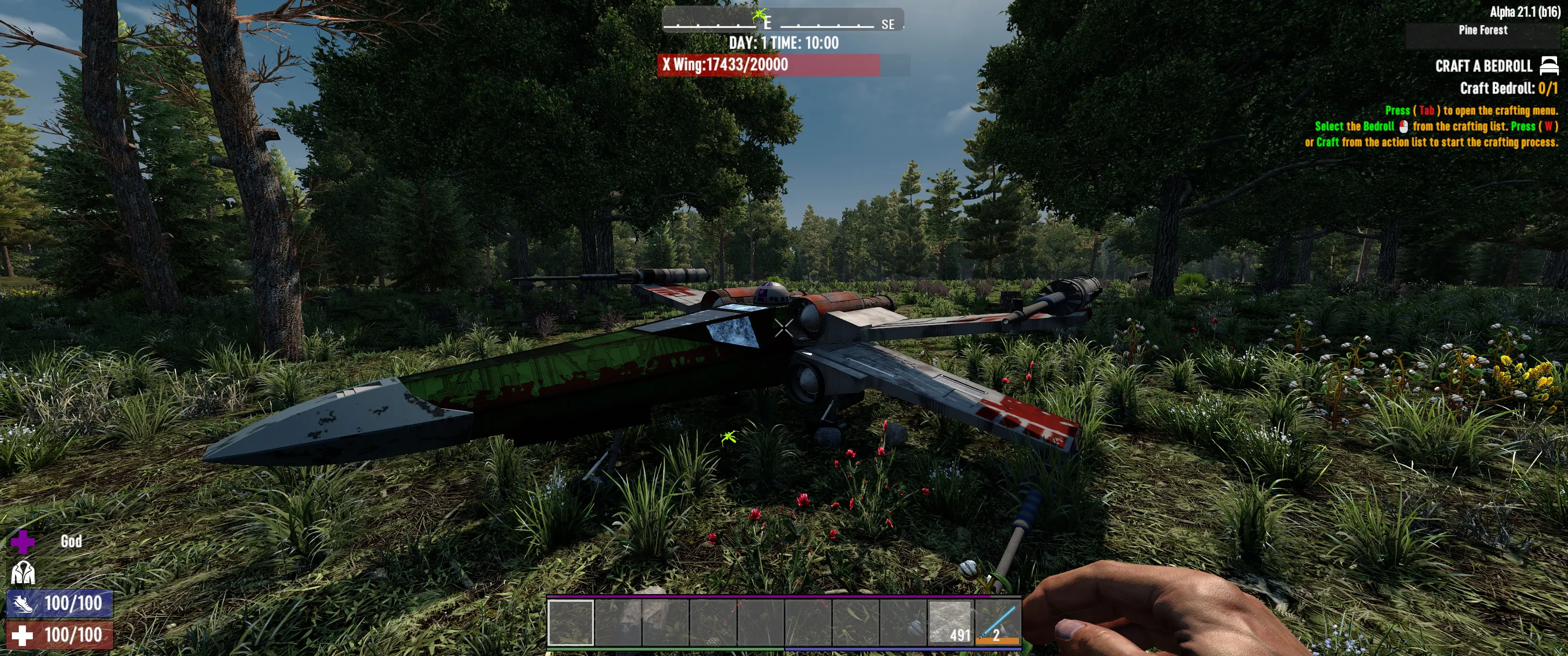 NUGZ XWinger A21.x Flying Vehicle V1.1 at 7 Days to Die Nexus - Mods and  community