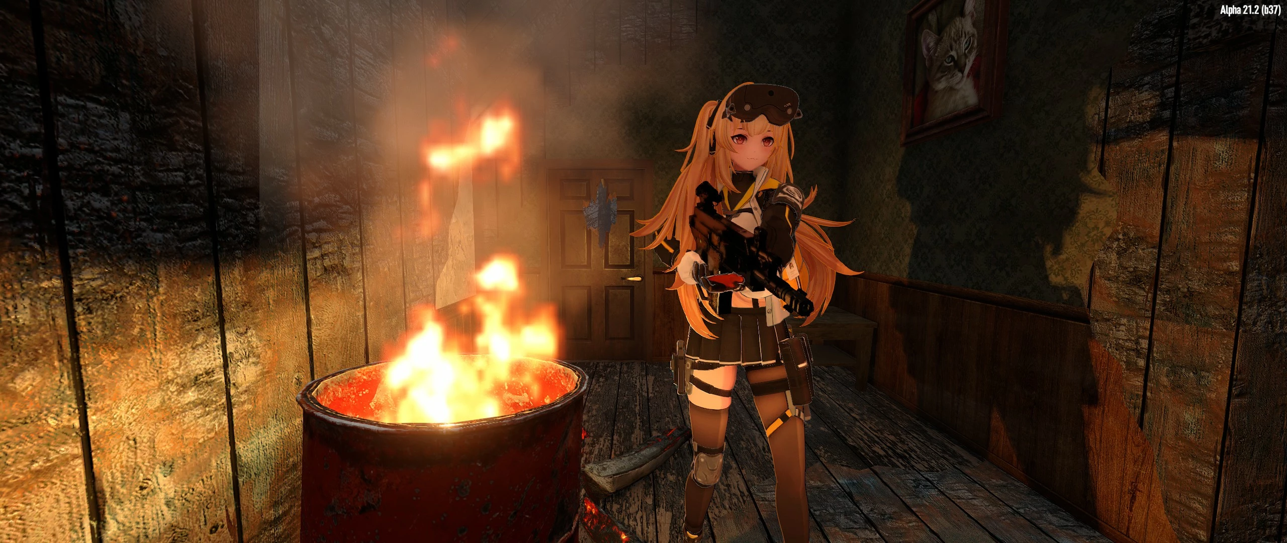 VRoid Mod GirlsFrontline_Lenna 少女前线_莱娜