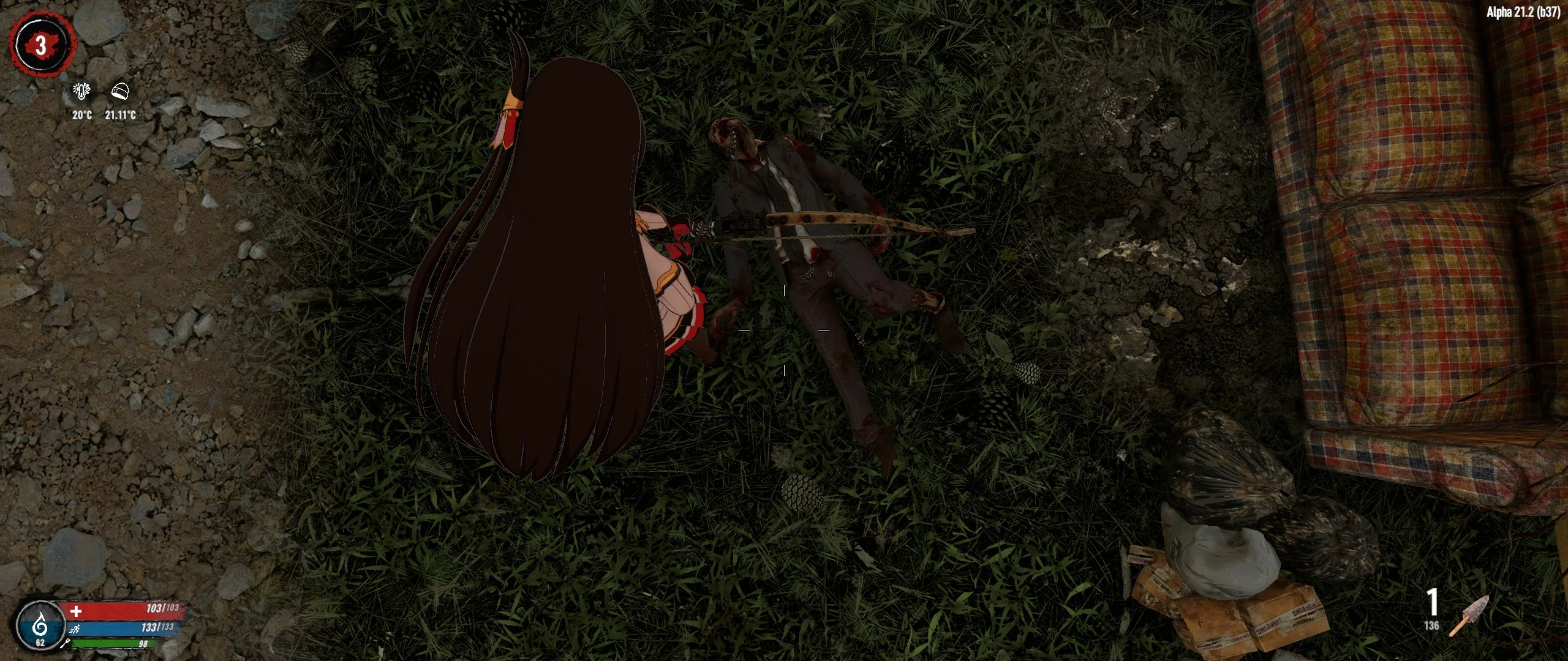 VRoid Mod Kurokami Tsukuyo黑神月咏