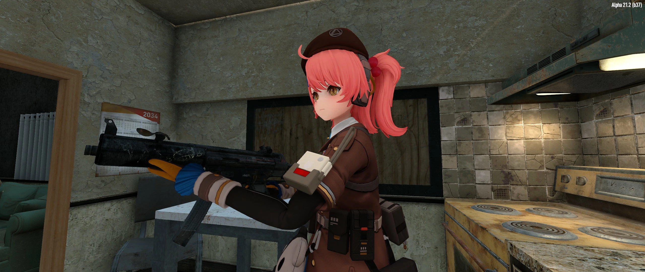 VRoid Mod GirlsFrontline_Cheeta 少女前线_奇塔