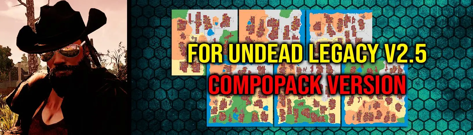 Undead Legacy and CompoPack Maps 6 Pack at 7 Days to Die Nexus - Mods and  community