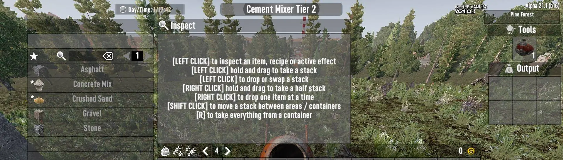 Chakras Cement Mixer Modlet at 7 Days to Die Nexus - Mods and community