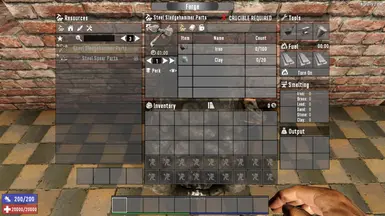 Steel Sledgehammer Parts - Crafting Cost