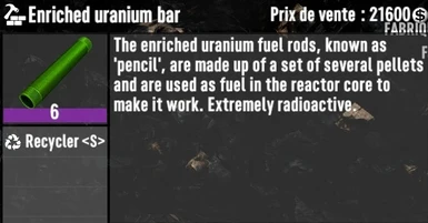 uranium bar