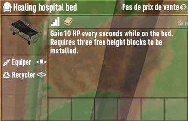 Healing hospital bed