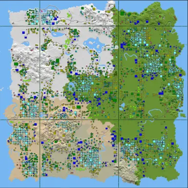 8k NitroGenMap with highways (vanilla) at 7 Days to Die Nexus - Mods ...