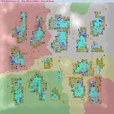 The map for our Undead Legacy server : r/7daystodie