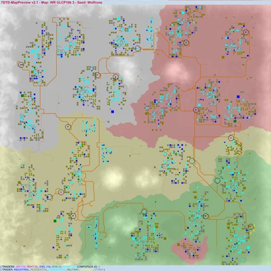The map for our Undead Legacy server : r/7daystodie
