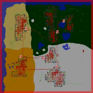 The map for our Undead Legacy server : r/7daystodie