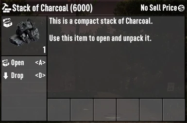 Stack of Charcoal (6000) (resourceCharcoalBundle)