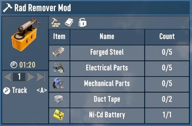 Rad Remover Mod