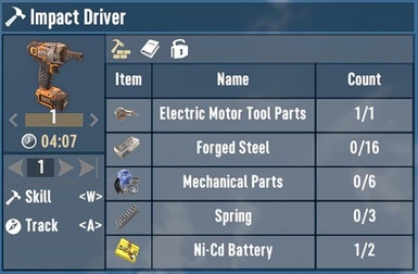 Impact Driver Recipe
