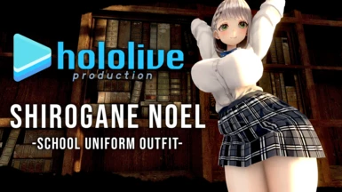 Shirogane Noel (Schoolgirl Outfit) - VRoid Mod Avatar