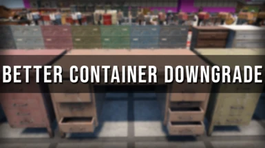 Better Container Downgrade