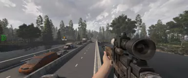 -TEST pic -FPS on left -Vanilla view distance -black column cars pop in -blue column cars pop out