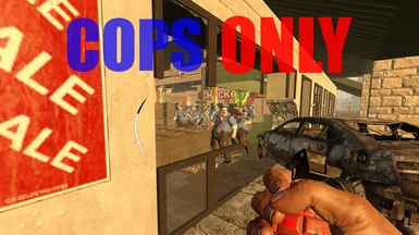 Cops Only - Replace All Zombies With Cop Zombie