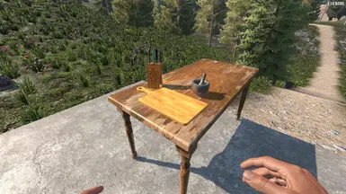 Cutting Board with Tools