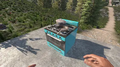 Stove with Tools