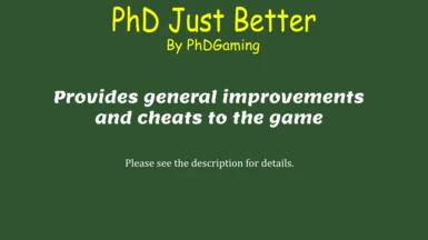 PhD Just Better (A21)