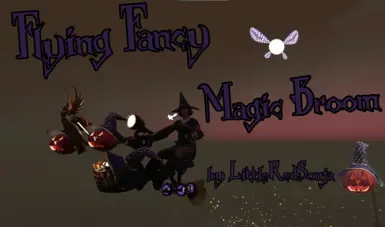 LittleRedSonja Flying Fancy Magic Broom