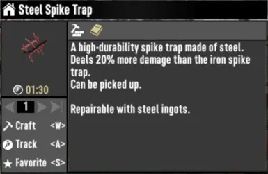 Steel Spike Trap