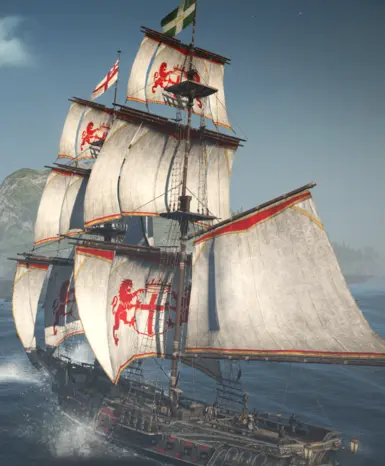 Recolored British Lion Sails