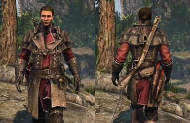 I always felt sorry that Assassin Killer outfit, the color of Knights  Temple with a White background and Red Cross were not even in AC Rogue  mode. So I made it myself