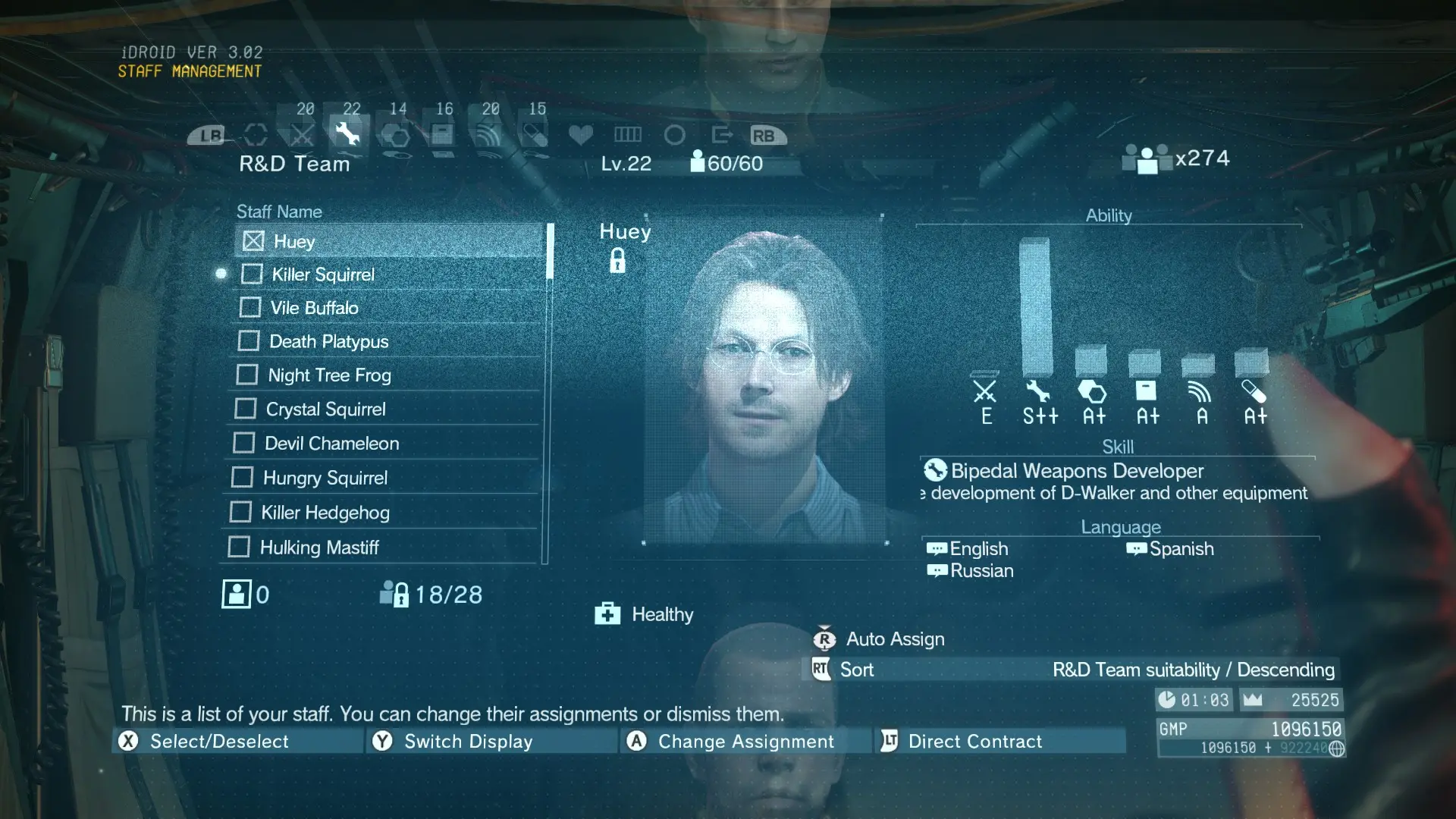 Skilled Key Staff (Contains S plus plus Soldier Mod) at Metal Gear ...