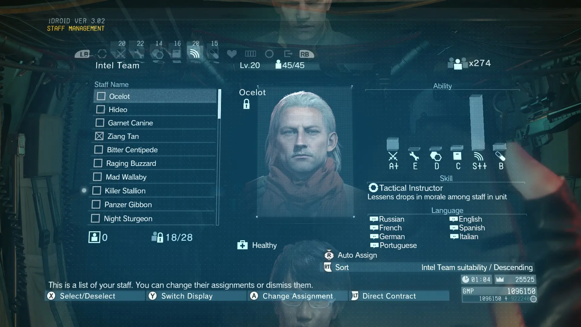 Skilled Key Staff (Contains S plus plus Soldier Mod) at Metal Gear ...