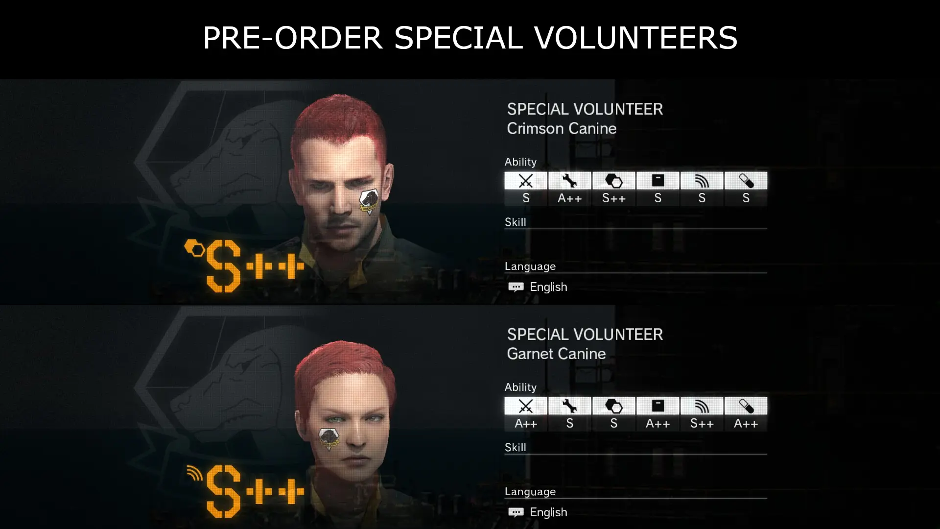 Immersive S-Plus-Plus Staff And Recruits at Metal Gear Solid V: The ...