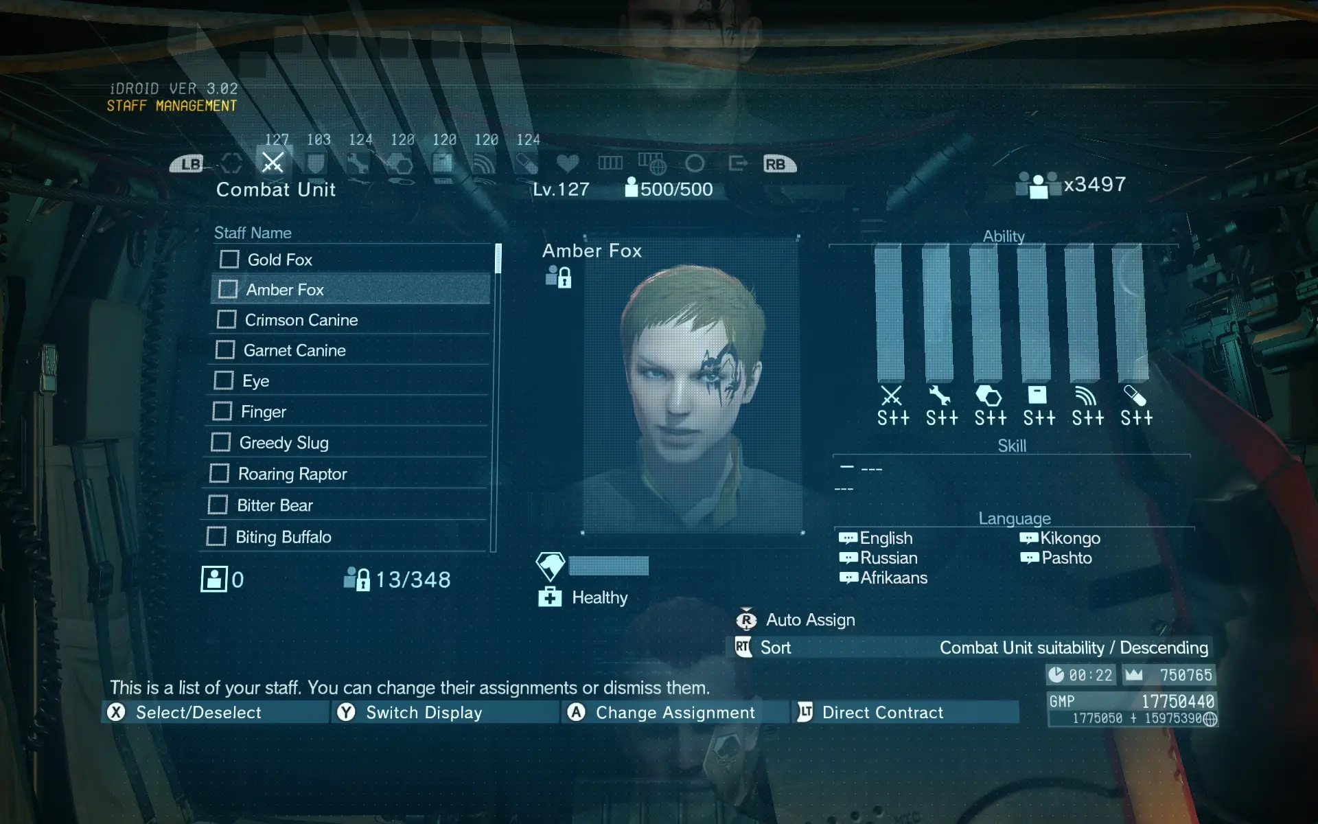 Instantdeploy-nocasualties-splusplusuniquestaff At Metal Gear Solid V 