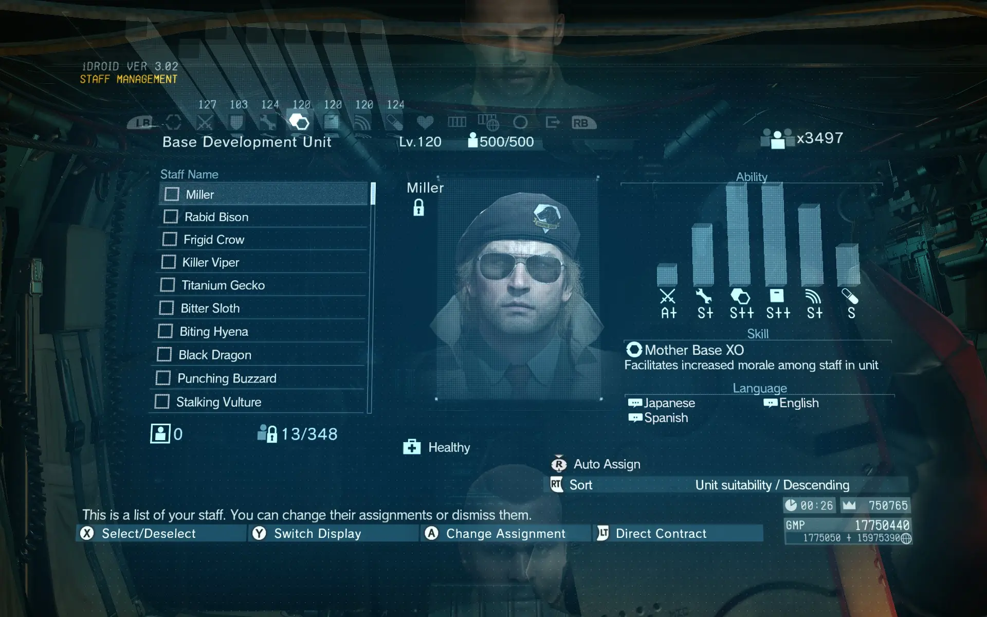 InstantDeploy-NoCasualties-SPlusPlusUniqueStaff at Metal Gear Solid V ...