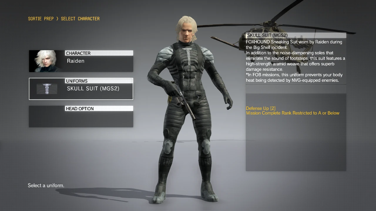 MGS2 Raiden at Metal Gear Solid V: The Phantom Pain Nexus - Mods and