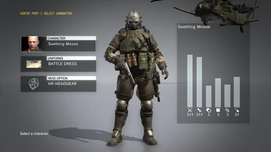 Optional File Battle Gear for Diamond Dog Males (with DDM Gas Mask shown)