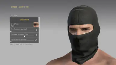 Eye settings