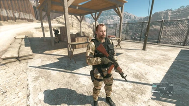 light infantry loadout (no headgear or hip weapons)