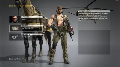 Wet sand and olive fatigues