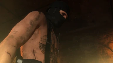 Newest update has redone the tattoos and scars to be higher quality