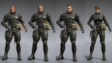 TPP sneaking suit with golden rings at Metal Gear Solid V: The Phantom ...