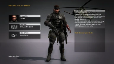 you can also install other mods for Snake like a head replacement mod like this one 