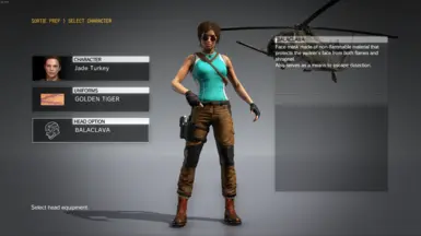 Equip the balaclava to get the classic glasses