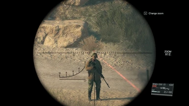 Alternative Scope Magnification, unlimited ammo and unlimited suppressors