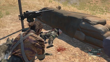 Strong PF Assault Rifle stolen from the enemy with suppressor attached