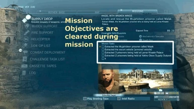 Cleared Mission Objectives