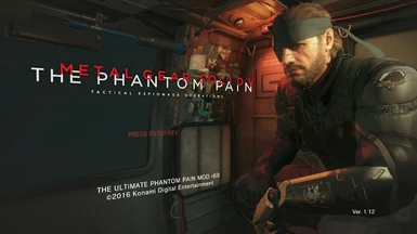 The Ultimate Phantom Pain Mod At Metal Gear Solid V The Phantom
